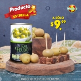 Producto Estrella Waldo’s: Lata de aceitunas sin hueso Del Feudo a sólo $9.99