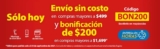 Código Walmart de $200 de descuento en pedidos de supermercados