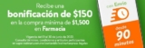 En Walmart $150 de descuento en compras de $1,500 en farmacia
