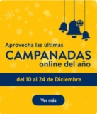 Campanadas Walmart 2021 en tienda en línea del 10 al 24 de diciembre