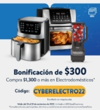 Cupón Walmart $300 de descuento en la compra de electrodomésticos