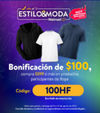 Cupón Walmart Hot Fashion 2022: $100 de bonificación en compras de $399 o más