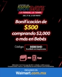 Código Walmart Hot Days 2021: $500 de bonificación en productos de bebés