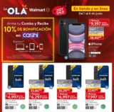 Ofertas Walmart Hot Sale en Telefonía con celulares iPhone y Samsung en descuento