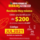 Código Walmart Rebajas para Todos de $200 de bonificación en pedidos de supermercado