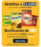 Cupón Walmart Super de $80 de descuento en productos Nestlé