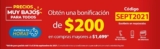 Código Walmart de $200 de bonificación en compras de $1,699