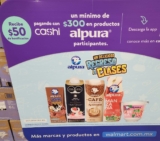Promo Walmart y Alpura Regreso a Clases: recibe $50 de bonificación al pagar con Cashi