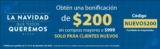 Cupón Walmart de $200 de descuento en compras de $999 o más