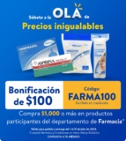 Cupón Walmart Supercenter de $100 de descuento en todo el departamento de farmacia