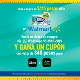 Promoción Elite Softmax: cupón de $40 en Uber Eats Gratis al comprar $115 o más