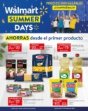 Folleto Walmart Summer Days 15 al 30 de junio 2022