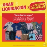 Gran Liquidación Walmart: Variedad de ropa desde $60 pesos