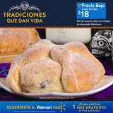 Pan de muerto con chispas de chocolate Hersheys a $18 en Walmart