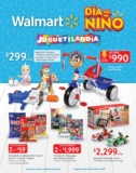 Folleto Walmart Juguetilandia Día del Niño 20 al 30 de abril 2021