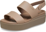 Sandalias de plataforma para mujer Crocs Brooklyn bajan a su menor precio
