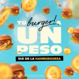 Promoción weloveburgers Día de la Hamburguesa: Segunda hamburguesa a $1 peso