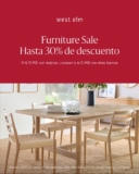 Furniture Sale en Pottery Barn, west elm y Williams-Sonoma: Hasta 30% de descuento y msi