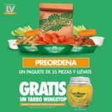 Wing Stop promoción del Super Bowl: tarro Gratis en la compra de un paquete