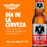 Promoción Wingstop Día de la Cerveza: Cervezas desde $25 hoy viernes