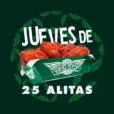 Jueves de Alitas Wingstop: 25 alitas y/o boneless (hasta 2 salsas) por $299 y más