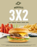 Wings Army Miércoles de 3×2 en platillos (alitas, hamburguesas y más)