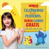 Wings promo Día del Niño 2021: niños comen Gratis durante abril y mayo