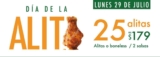 Promoción Wingstop Día de la Alita: 25 alitas o boneless por $179 el lunes 29 de julio