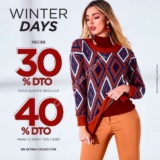 Winter Days Studio F: Hasta 40% de descuento en artículos de la Última Colección del 9 al 11 de enero