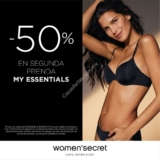 En Womens Secret segundo a mitad de precio en prendas My Essentials