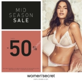 Mid Season Sale Women’s Secret: Hasta 50% de descuento