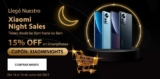 Venta Nocturna Xiaomi: cupón del 15% de descuento en celulares