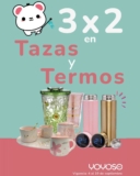 3×2 en tazas y termos en Yoyoso