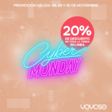 Cyber Monday Yoyoso: 20% de descuento en toda la tienda en línea