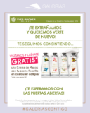 Crema para manos Gratis en la promoción de reapertura de Yves Rocher