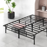 Base de metal para cama matrimonial Zinus con patas antiderrapantes baja a su menor precio