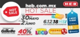 Ofertas HEB Hot Sale 2016: hasta 40% de descuento + meses sin intereses + productos gratis