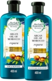 Kit shampoo y acondicionador reparador Herbal Essences Aceite de Argán 400 ml baja de precio