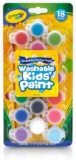 Pinturas acuarelas lavables Crayola escolares con 18 colores baja de precio