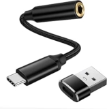 Adaptador USB-C a jack 3.5mm para audífonos baja a un excelente precio