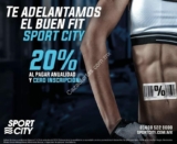 Adelanto del Buen Fin 2016 en Sport City: 20% al pagar anualidad y cero inscripción