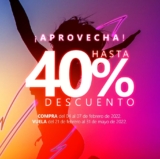40% de descuento en todas las rutas de Aerolíneas TAR