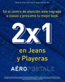 2×1 en playeras y jeans en Aeropostale