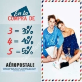En Aéropostale hasta 50% de descuento llevando varias prendas
