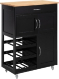 Mueble de cocina alacena de madera con rueditas baja a su menor precio