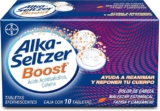 Antiácido efervescente Alka-Seltzer Boost con 10 tabletas a un precio buenísimo