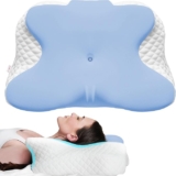 Almohada cervical ortopédica 2 en 1 de memory foam baja a un gran precio