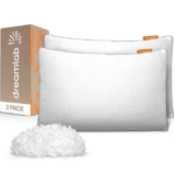 2 pack almohadas de memory foam ajustables Dreamlab Cloud Pillow para camas king bajan a su precio más económico