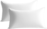 Juego de 2 almohadas rellenas de microfibra suave bajan a un gran precio
