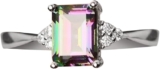 Anillo de plata con brillantes baja a un muy buen precio